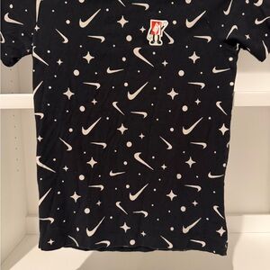 Nike Kids Black and White Patterned Tee